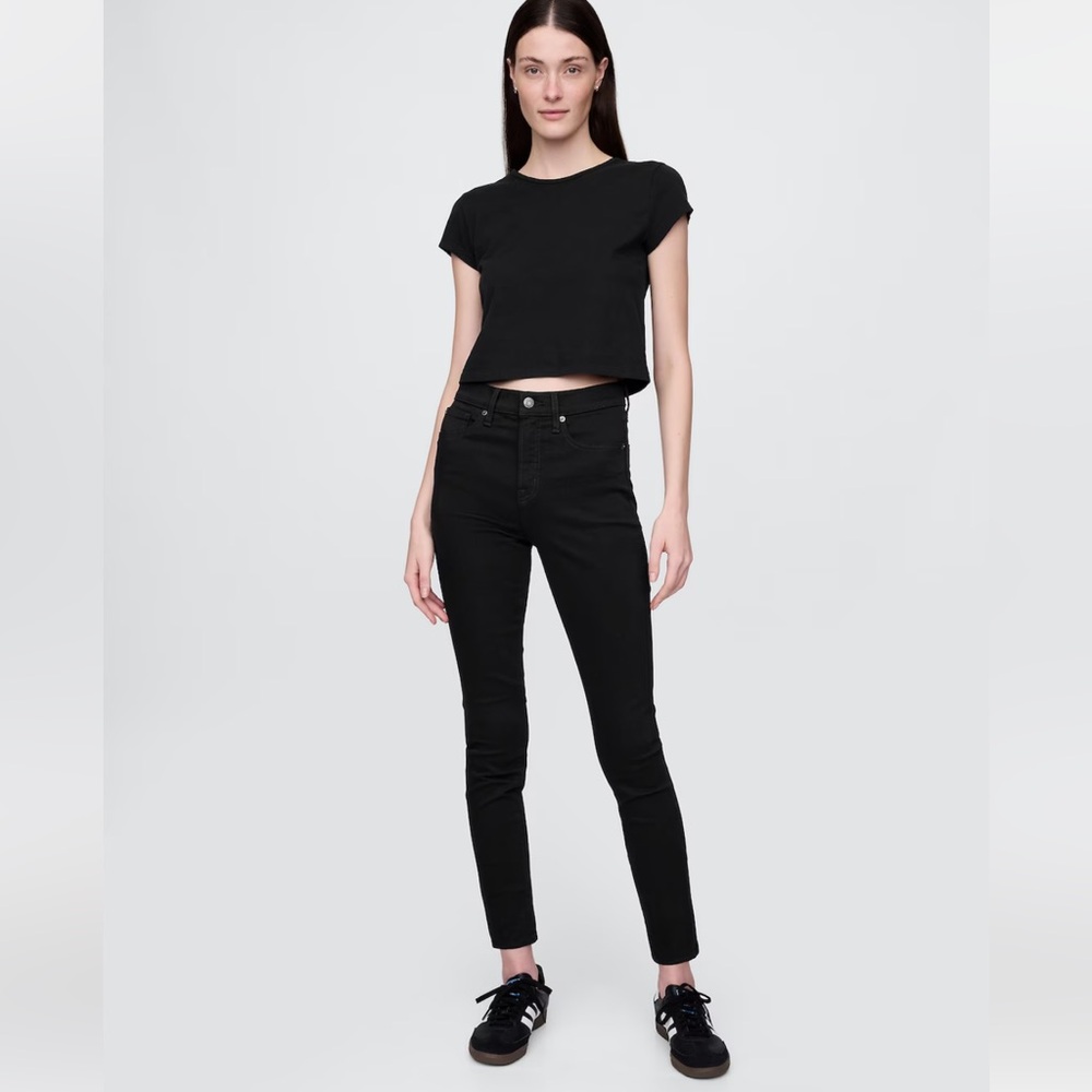 GAP Women's Curvy True Skinny Jeans in Charcoal